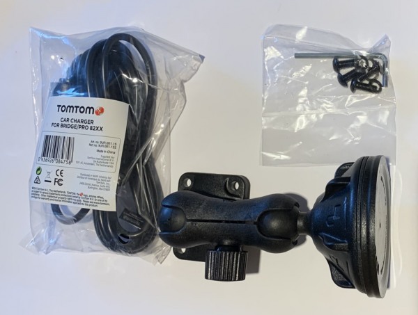 TomTom RAM Windscreen Mount with Car charger f. TomTom PRO 8375